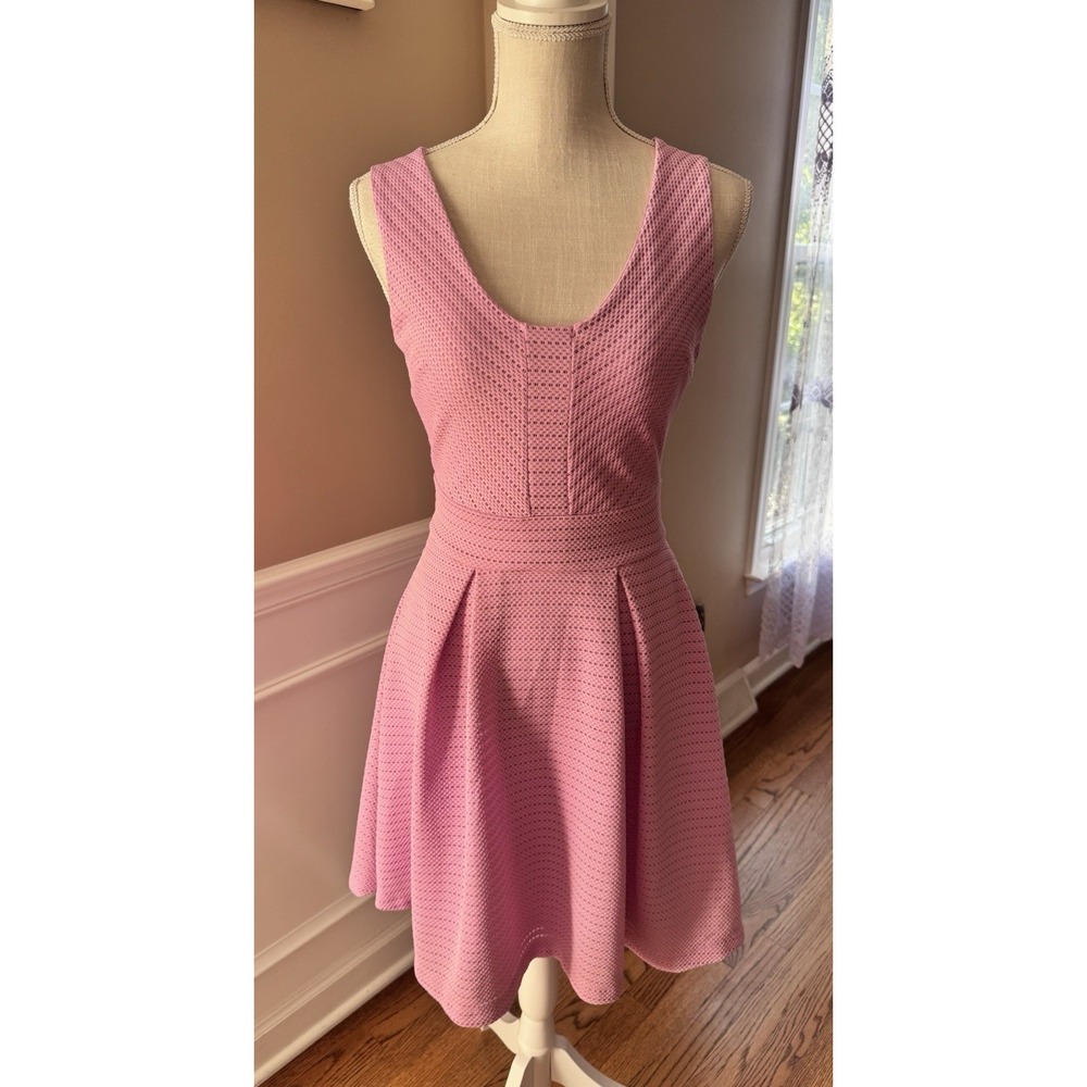 Jennifer Lopez‎ JLo Orchid Pink Sleeveless Fit & Flare Dress 4